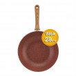 Copper Stone Wok 28cm